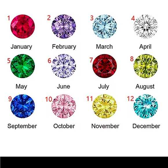 Stainless steel 12 month Birthstone Expandable Wire Cable Bangle bracelet - Picture 2 of 12